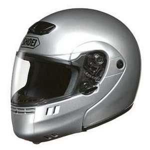  Shoei SYNCROTEC LIGHT SILVER MOTORCYCLE Full Face Helmet 