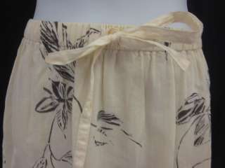   brown floral print flowy skirt size petite this skirt has an a line
