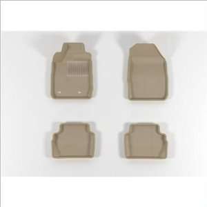    MAXpider Molded Beige Rubber Floor Mats 11 Ford Fiesta Automotive