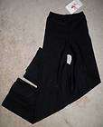 GIRLS HIP HOP PANTS BLACK WITH DANCE LOGO SIZE YOUTH LARGE  