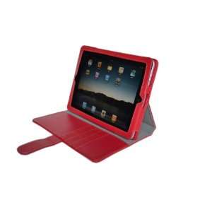 Apple iPad PU Leather Portfolio / Adjustable Stand Combo Carrying Case 