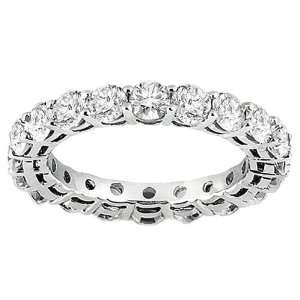  4.00 CT TW Shared Prong Diamond Eternity Wedding Band in 