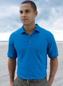 Gildan Mens Golf Polo Shirt With Pocket 10 COLORS  