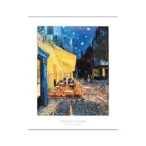  Cafe Terrace At Night Poster Print