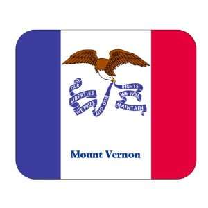  US State Flag   Mount Vernon, Iowa (IA) Mouse Pad 