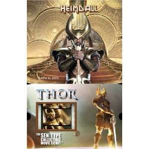  Thor   Heimdall   Senitype Collectible Movie Ticket 