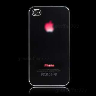 LED Glow Lighting Hard Back Case Cover for Apple iPhone 4 4s 4G Colour 