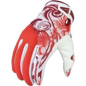  Moose Racing M1 Gloves   2010   Large/Red Automotive
