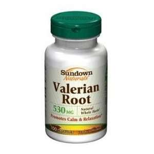  Sundown Valerian Root Whole Herb 530 mg Caps, 100 ct 