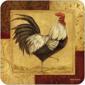  Pimpernel Loire Valley Rooster Coasters   Set of 6 