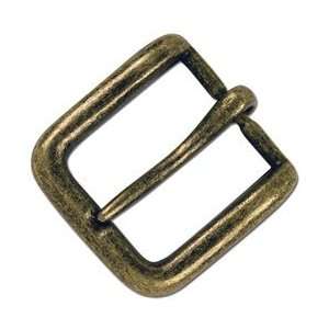  Tandy Leather 1 1/2 Solid Antique Brass Wave Buckle 1641 