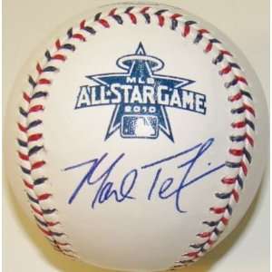  Mark Teixeira Autographed Ball   2010 ALL STAR JSA 