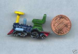 Miniature Dollhouse Childs Train to Ride Toy  