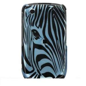 Cuffu   Silver Zebra Face   Blackberry 8520 CURVE Case Cover + Screen 