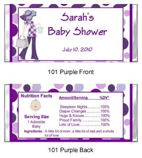 NEW Baby Shower Candy Wrappers Modern Chic  