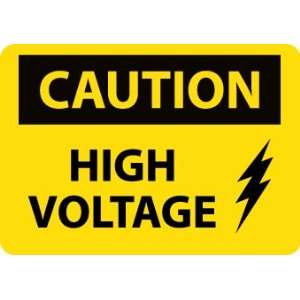C669AD   Caution, High Voltage, Graphic, 20 X 28, .040 Aluminum 