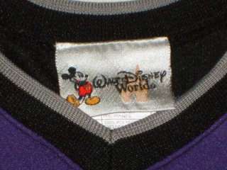 Walt Disney World Size 12 Months Purple Mighty Mickeys Hockey Jersey 