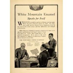  1919 Ad Whitaker Paper Co Mountain Enamel Writing Sheet 
