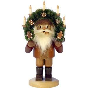 German Smoker   Santa Claus with Candle Arch 