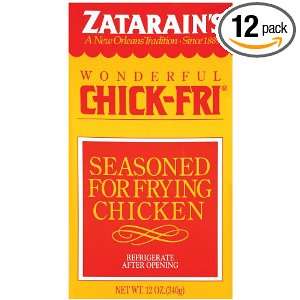 ZATARAINS Fry, Chick, 12 Ounce (Pack of 12)  Grocery 