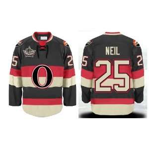  NHL Gear   Chris Neil #25 Ottawa Senators Third Black Jersey Hockey 