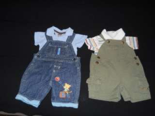 USED BABY BOY 0 3 3 MONTHS CLOTHES LOT CARTERS OLD NAVY GAP OKIE 