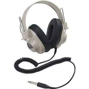   Monaural Headphones   Permanently Attached Coiled Cord Electronics