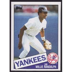  1985 Topps #765 Willie Randolph [Misc.]