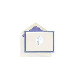  Moire Lavender Blue Holiday Stationery Health & Personal 