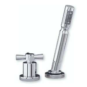   Chrome Modena Deck Mounted Diverter Kit with Handshower from the Moden