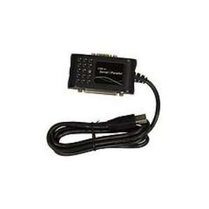  USB Serial Parallel Adapter Black. Electronics