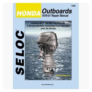  SELOC SERVICE MANUAL HONDA OUTBOARDS ALL ENGINES 1978 01 