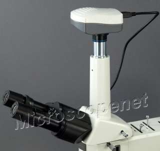 2000X Metallurgical Microscope Trans/EPI Light +9M Cam  