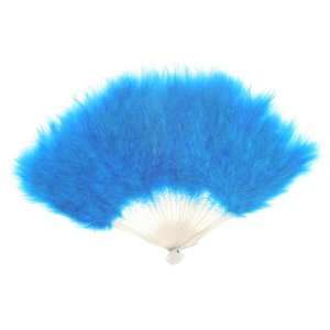  Zucker Feather Dark Turquoise Marabou Fan 