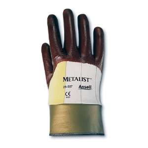 Ansell Metalist 28 507 Kevlar/Cotton Glove, Cut Resistant, Brown Foam 
