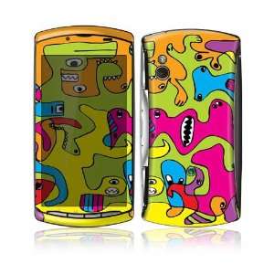   Sony Ericsson Xperia Play Decal Skin   Color Monsters 