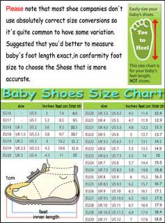 packageone pair of baby shoes show on picture,please chioce size 