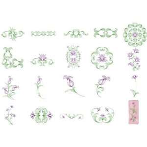  OESD Embroidery Machine Designs CD FLOWERING FILIGREES 