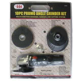 IIT 10 PC 4 1/2 Angle Grinder Kit, Multi Function Grinding, Sanding 