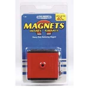 Master Magnetic Heavy duty Red Magnetic Base   40 lb. Capacity, Model 