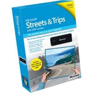  NEW Microsoft Streets and Trips 2011 with GPS Locator 