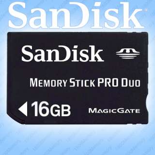 GENUINE SanDisk 4GB Memory Stick PRO Duo MSPD Sony PSP  