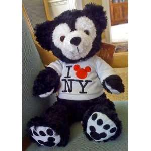   Disney Mickey Mouse Bear Black New York NY NWT Duffy 