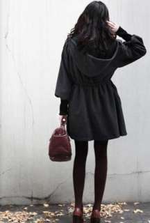 Korean Style Fashion Lady Puff Sleeve Cotton Coats  