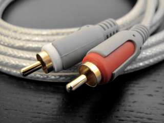 YYW Gold Plated RCA to RCA Hi Fi Audio stereo Cable 3m  