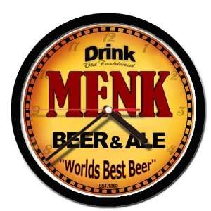  MENK beer and ale cerveza wall clock 