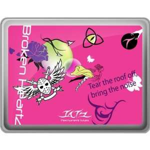  iLuv Pink Ultra Thin Case With Tatz Graphics For iPad 1G 