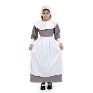  Pilgrim Girl Child Costume   Medium Toys & Games