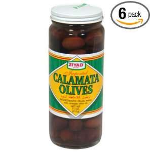Ziyad Brothers Importing Olives, Calamata, 11 Ounce (Pack of 6 