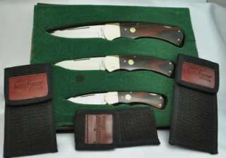   HARDWOOD LOCKBACK HUNTER MANIAGO KNIFE PRESENTATION CASE  